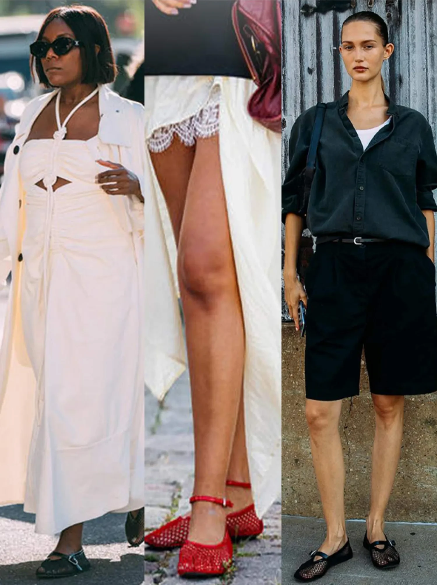 أحذية الباليرينا المُشبّكة تعود لتتصدر صيحة هذا الموسم