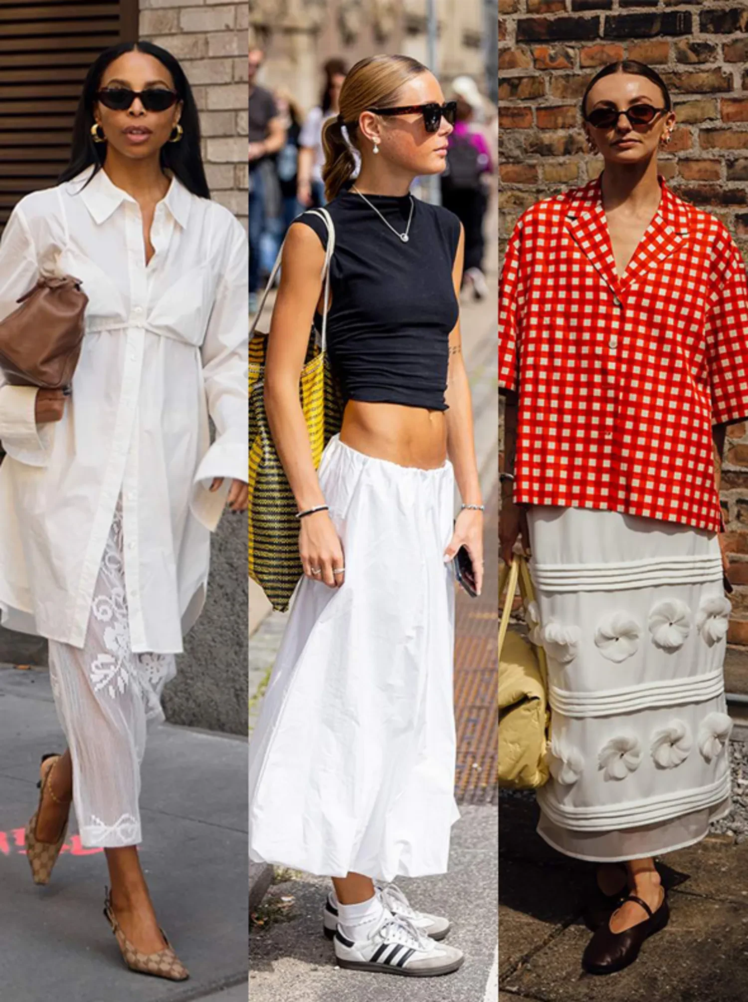 التنورة البيضاء: العنصر الذي يصنع الفرق في خزانة صيفكِ